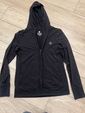 Solbari Luxe Hooded Full Zip Top UPF 50+ XS